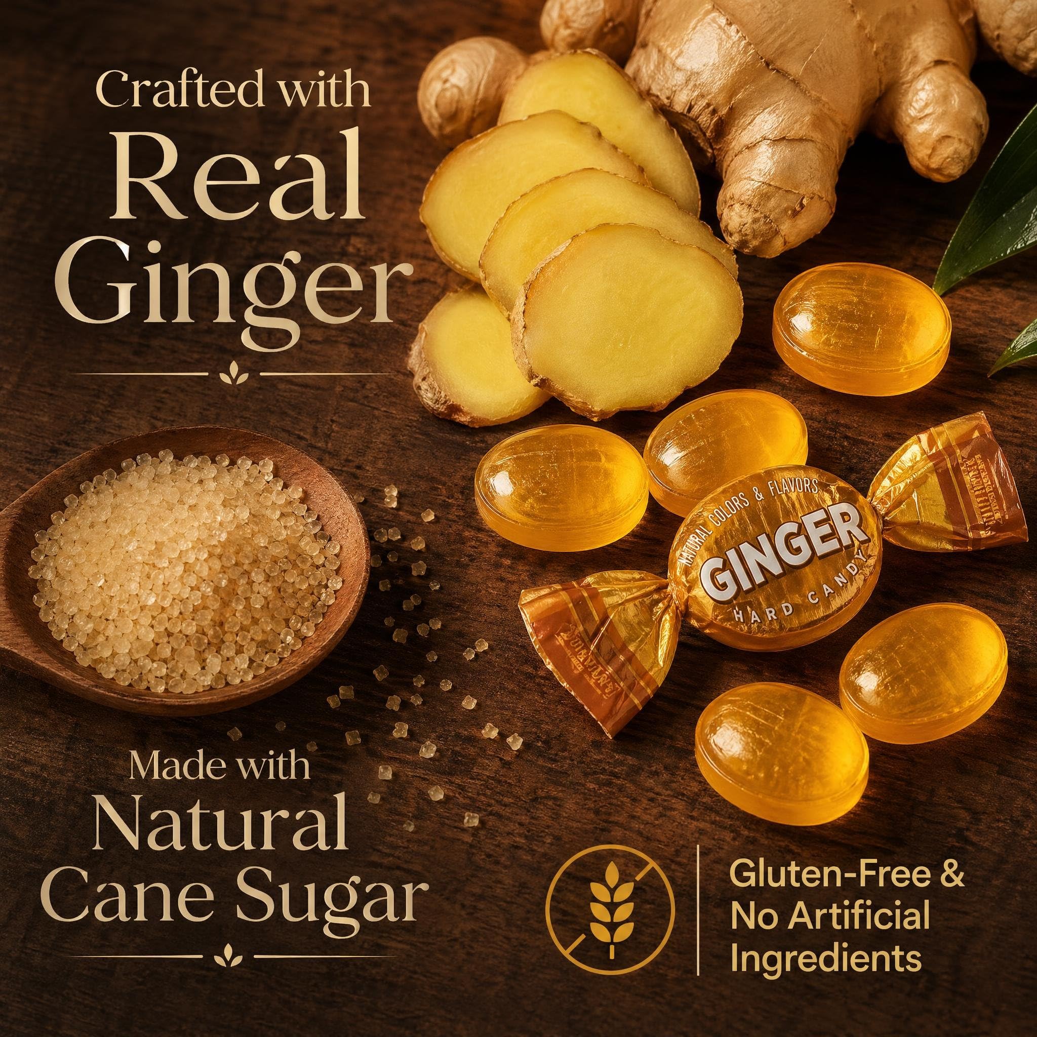 Amazon.com : Queen Jax Ginger Hard Candy, 2 LB Bulk Individually